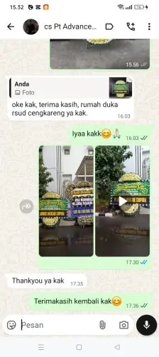 Testimonial Papan Bunga Pernikahan bandar lampung